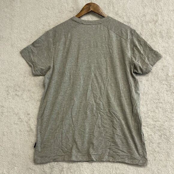 NEW Kenneth Cole Men's L Gray Stretch T-Shirt 4-Way Comfort Crew Neck Cotton - Picture 3 of 9